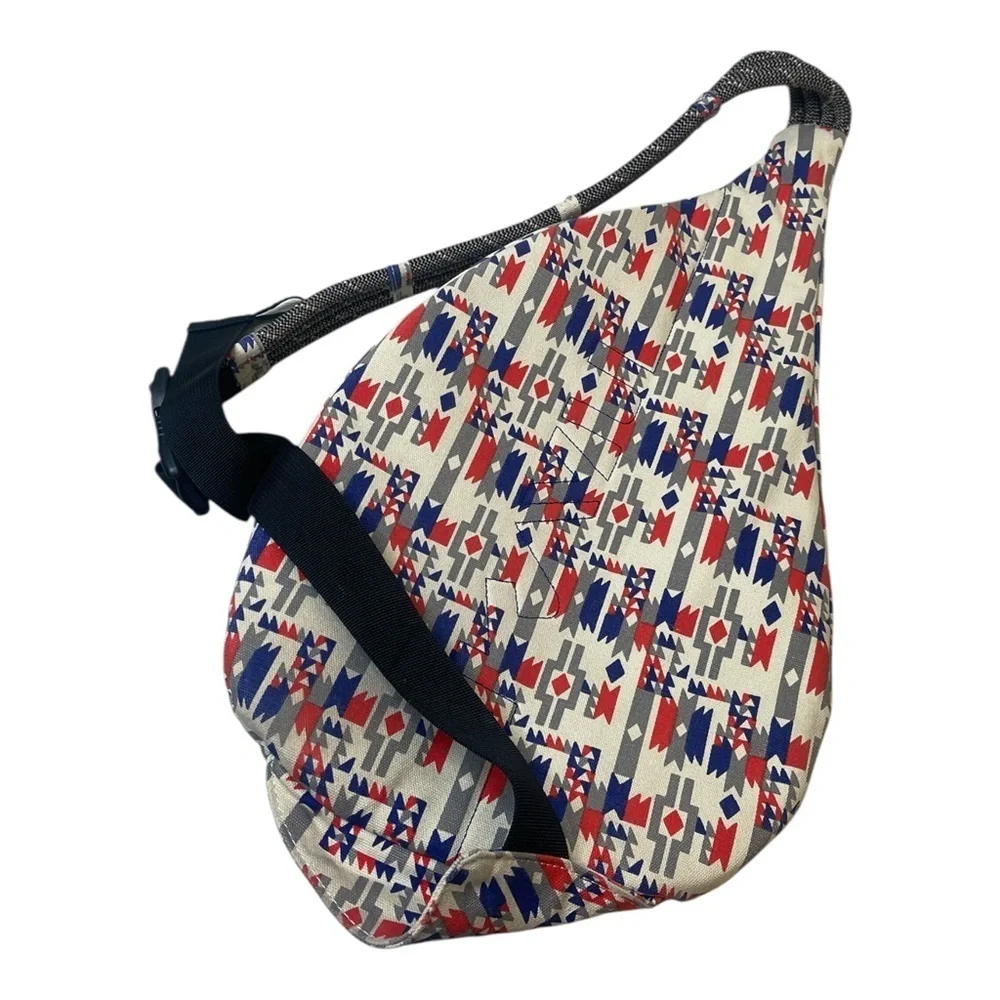 KAVU Mesa Tribal Aztec Rope Sling Backpack Crossbody Bag